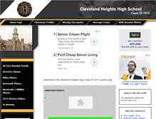 Tablet Screenshot of clevelandheights1973.com